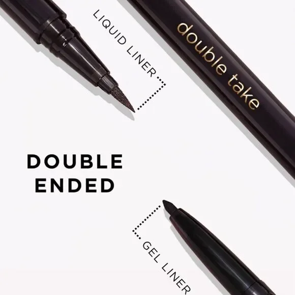 🌷 Tarte Double Take Black Eyeliner New Full sz - Picture 4 of 8